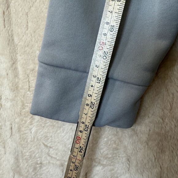 North Face Gray Gold‎ Hoodie Pullover Sweatshirt Pockets Sz L Please Read - Picture 7 of 14